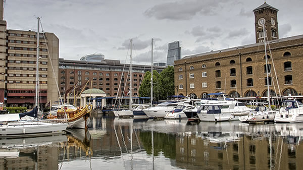 Image of St Catherines Dock by Derek Winterburn
